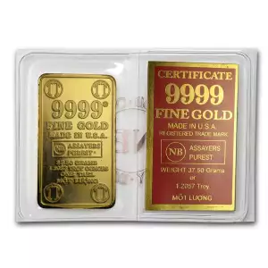 37.50 gram Gold Bar - Vietnam (Mot Luong, Statue of Liberty)