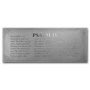 4 oz Psalm 23 Silver Bar (2)