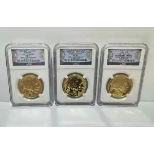 4 pc Gold Buffalo Set (Rev PF70, PF70, MS70, and Buffalo Nickel) (3)