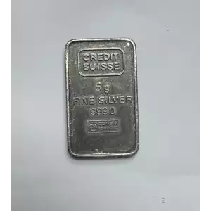 5 Gram Credit Suisse Silver Bar (2)