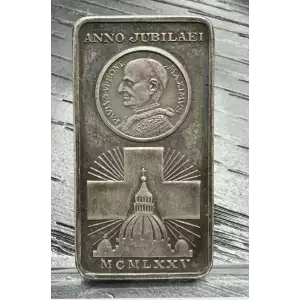 50 Gram Anno Jubilaei  Sterling Silver Bar (2)