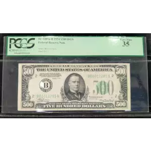 $500 1934  High Denomination Notes 2201-A