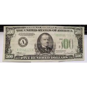 $500 1934  High Denomination Notes 2201-A