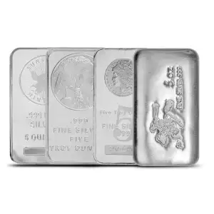 5oz Silver Bar Various Mints