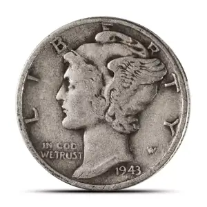 90% Mercury Dime - Circulated (2)