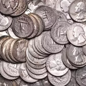90% Washington Silver Quarter - Circulated