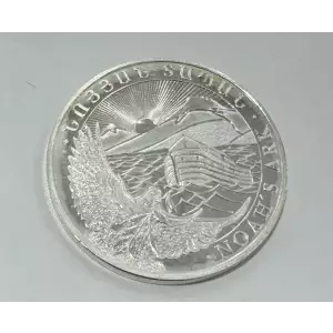 Any Year 1oz Noah's Ark Armenia Silver Coin (Milk-spots/Minor Toning)