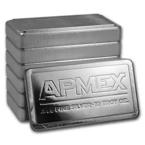 APMEX Stacker 10 oz Stacker Bar (2)