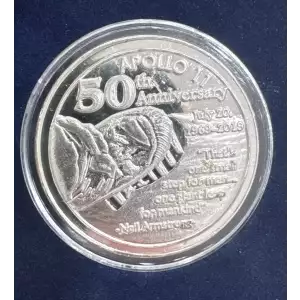 Apollo 11 50th Anniversary 1 oz Round (Box and COA) (2)