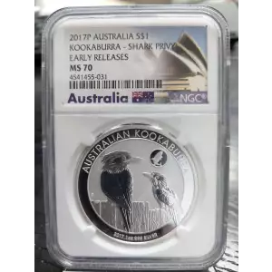 Australia KOOKABURRA - SHARKY PRIVY EARLY RELEASES MS 70 