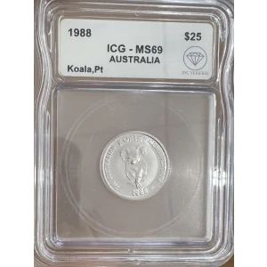 AUSTRALIA Platinum 25 DOLLARS