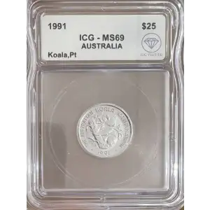 AUSTRALIA Platinum 25 DOLLARS