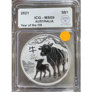 Australian Silver 1oz Year of the Ox