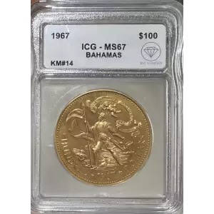 BAHAMAS Gold 100 DOLLARS