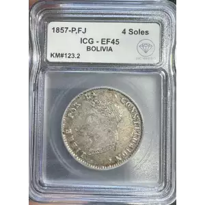 Bolivia Silver 4 SOLES