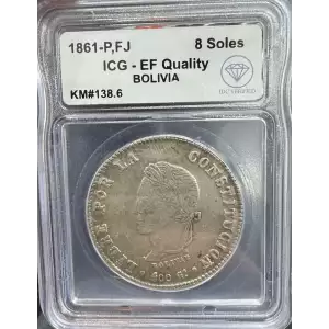 Bolivia Silver 8 SOLES