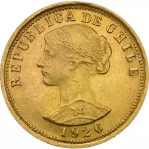 Chile 100 Peso Gold Coin