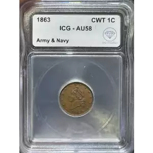 Civil War Token - Army and Navy/Liberty Head