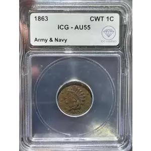 Civil War Token - Army and Navy/Liberty Head