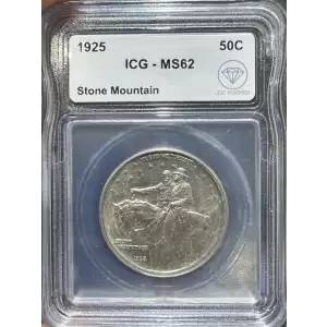 Classic Commemorative Silver--- Stone Mountain Memorial 1925 -Silver- 0.5 Dollar