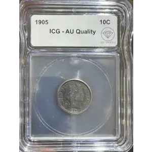 Dimes---Barber 1892-1916 -Silver- 1 Dime (2)