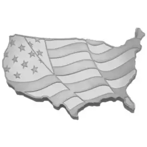 Elemetal USA Flag 5 oz Silver Bar (2)