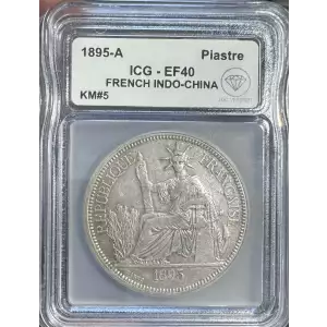 FRENCH INDO-CHINA Silver PIASTRE