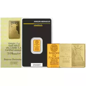 Generic 2g Gold Bar Carded