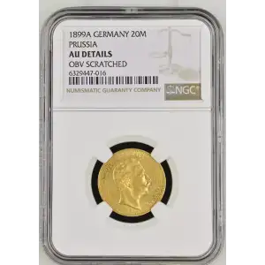 GERMAN STATES Gold 20 MARK