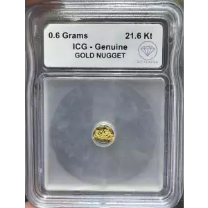 Gold Nugget 0.6 Gram