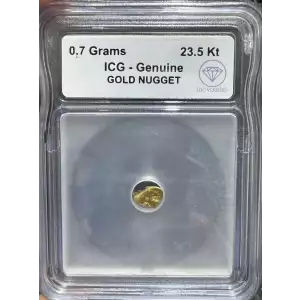 Gold Nugget 0.7 Gram