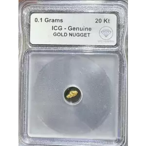 Gold Nugget 0.1 Gram