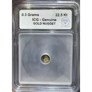 Gold Nugget 0.3 Gram