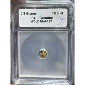 Gold Nugget 0.9 Gram