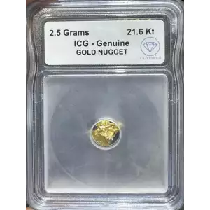 Gold Nugget 2.5 Gram