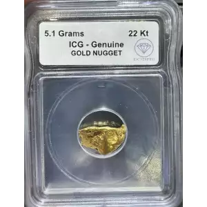 Gold Nugget 5.1 Gram