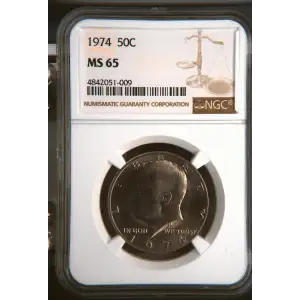 Half Dollars---Kennedy 1971-Present -Copper-Nickel- 0.5 Dollar (2)