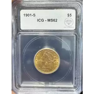 Half Eagles---Liberty Head 1839-1908 -Gold- 5 Dollar