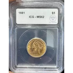 Half Eagles---Liberty Head 1839-1908 -Gold- 5 Dollar