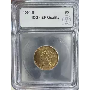 Half Eagles---Liberty Head 1839-1908 -Gold- 5 Dollar