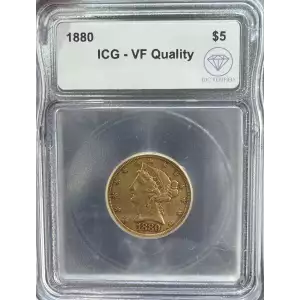 Half Eagles---Liberty Head 1839-1908 -Gold- 5 Dollar