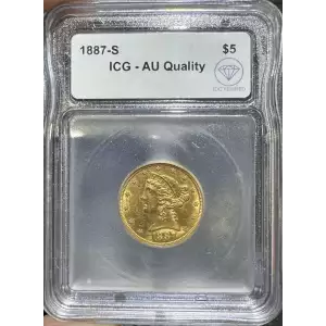 Half Eagles---Liberty Head 1839-1908 -Gold- 5 Dollar