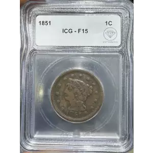 Large Cents - Braided Hair Cent (1839-1857)