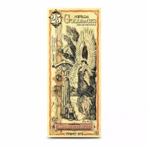 Nevada 25 Goldback Note