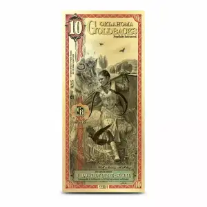 Oklahoma 10 Goldback Note (2025 Alpha Series) Limited 1st Edition [DUPLICATE for #550118]