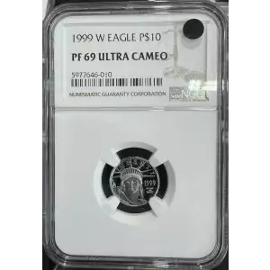 Platinum Bullion-Platinum Eagles--$10 Platinum Eagle 1/10 oz -Platinum- 10 Dollar (2)