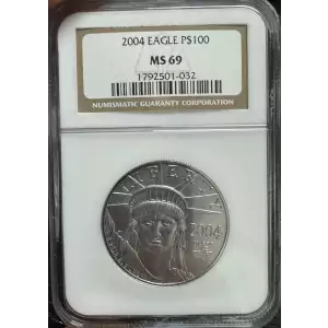 Platinum Bullion-Platinum Eagles--$100 Platinum Eagle 1 oz -Platinum- 100 Dollar (2)