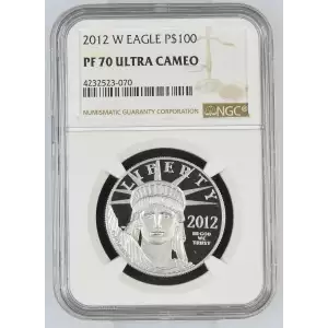 Platinum Bullion-Platinum Eagles--$100 Platinum Eagle 1 oz -Platinum- 100 Dollar (2)