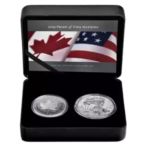 Pride of Two Nations - 2 Coin Silver Set