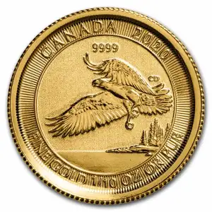 2020 Canada 1/10 oz Gold $5 Bald Eagle (2)